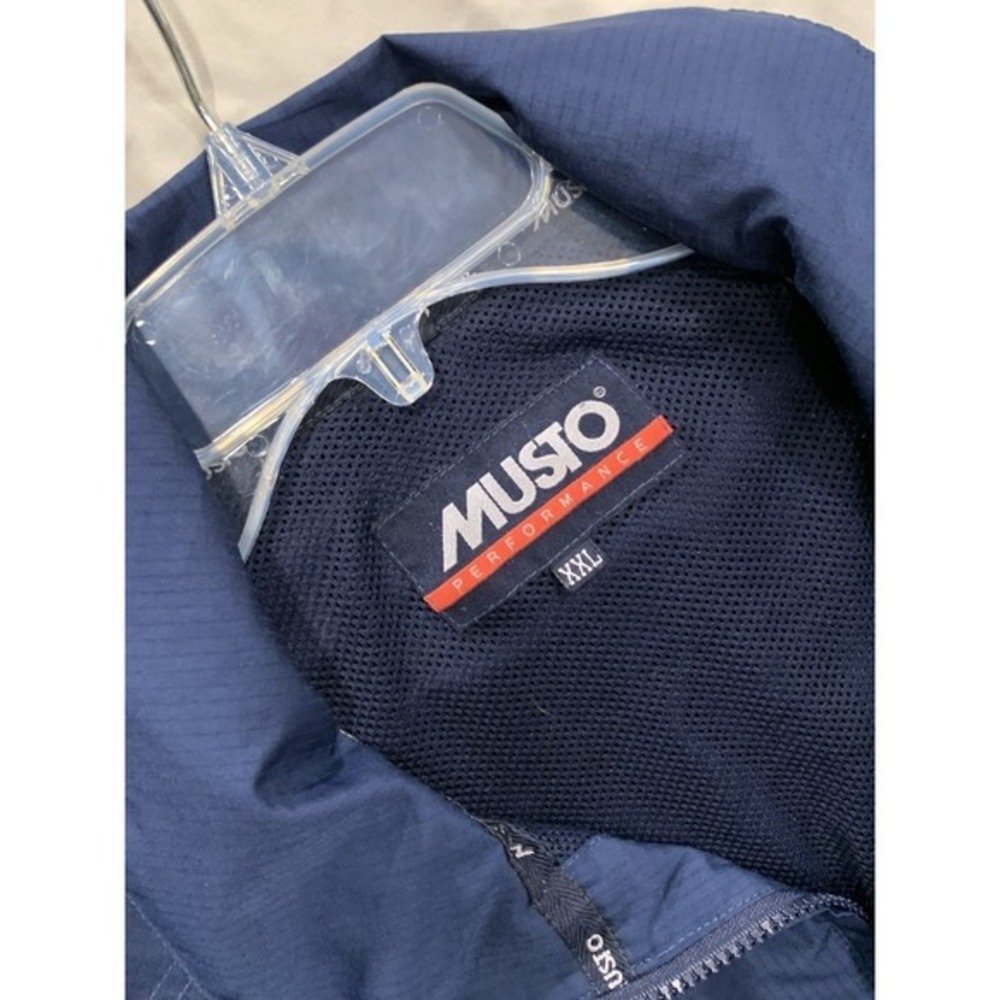 Musto Performance Snugs Jacket XXL Navy Zip Polartec Yacht Volvo Ocean Race Mens - Picture 3 of 11